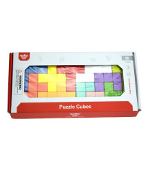 Set educațional din lemn Tetris